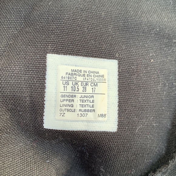 Converse All-Star Zebra Print High/Tall Lace-up Black, Gray, Glitter Sneakers - Picture 14 of 17